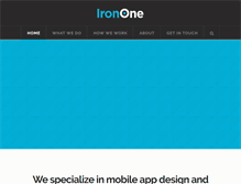 Tablet Screenshot of ironone.com